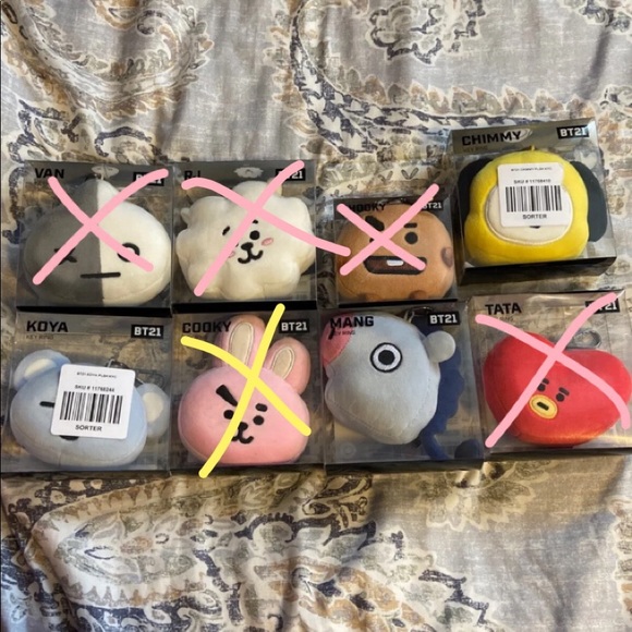 OFFICIAL BT21 KEYCHAINS - Picture 2 of 2